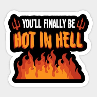 Hot in Hell - For the dark side Sticker